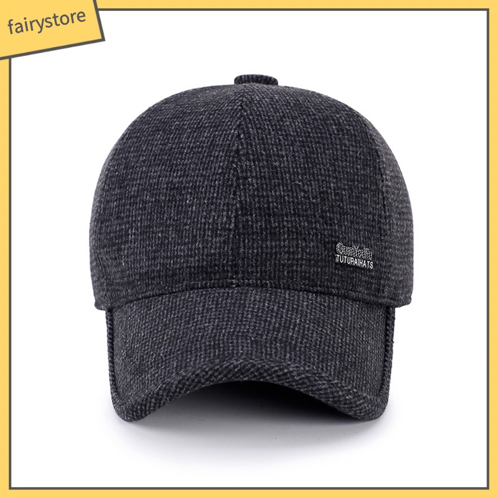 Mũ Lưỡi Trai Phối Lông Thú Cho Nam Giới