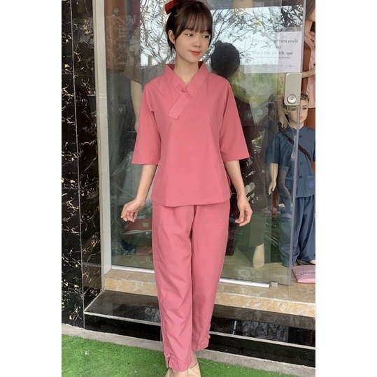 Đồ Lam Đi Chùa# Một Nút Trơn