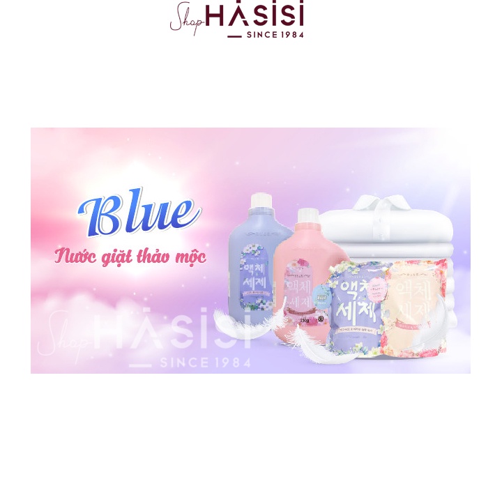 Nước Giặt Hương Nước Hoa/Hương Thảo Mộc - BLUE  2L (Dạng Chai)
