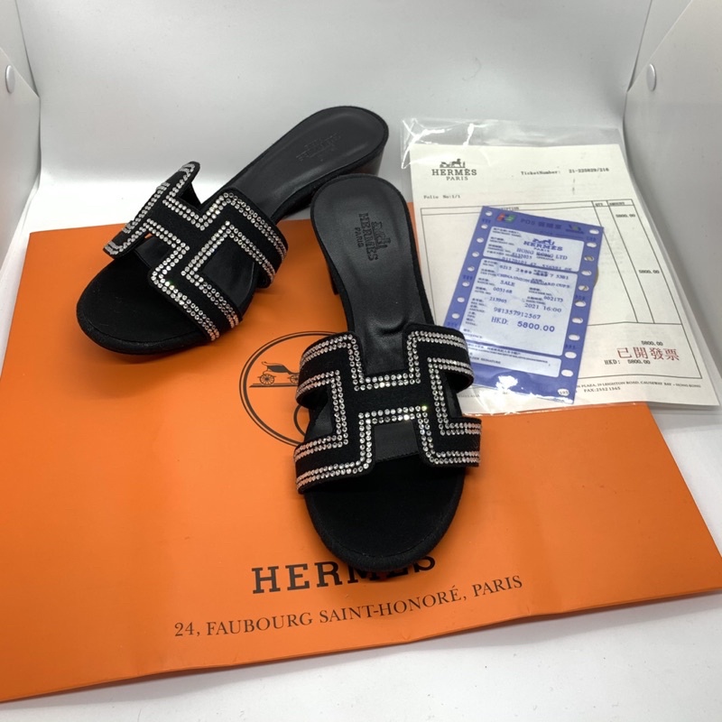 Dép, guốc 5p Hm đá kim sa fullbox