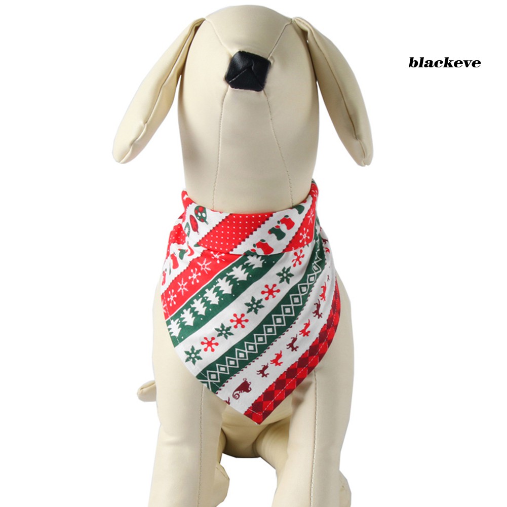Khăn quàng cổ cho chó in họa tiết giáng sinh dễ thương