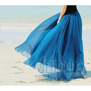 Váy maxi chiffon phong cách Bohemian