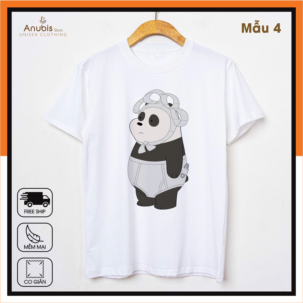 (Hot) Áo thun Unisex 3 con gấu vải dày mịn