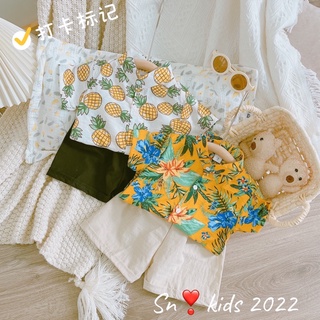Bộ lá đi biển cho bé trai