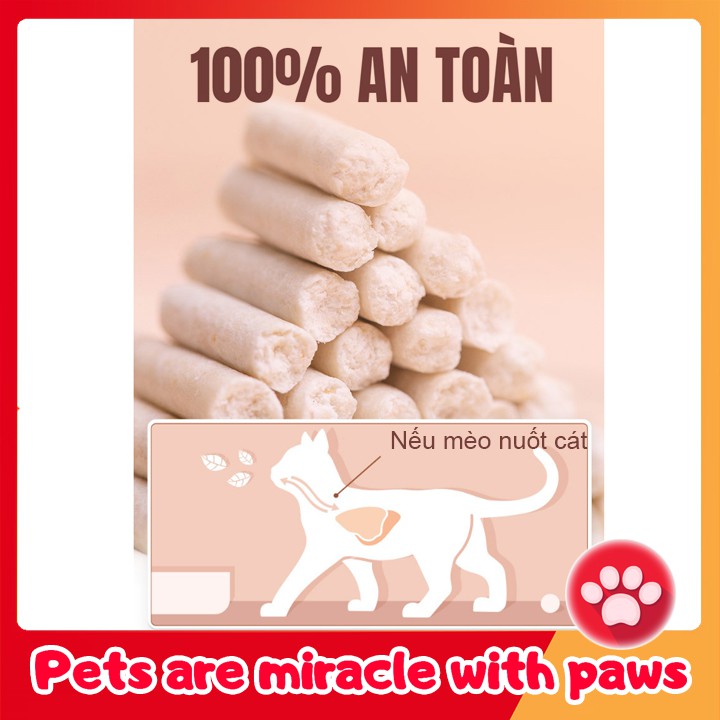 Cát Vệ Sinh Hữu Cơ Bã Đậu Nành Cho Mèo Tofu Cat Litter 7l PetLand