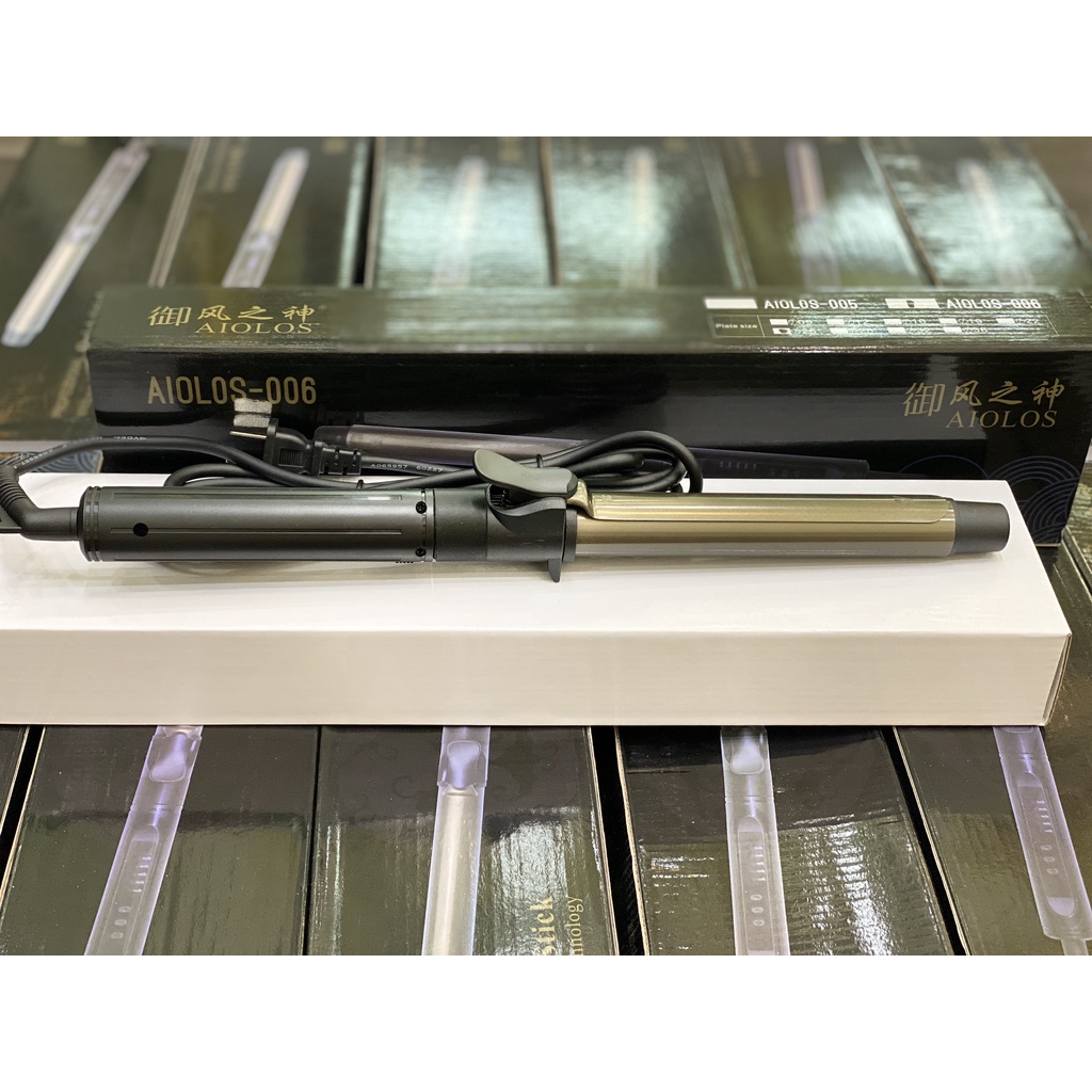 Máy uốn tóc chuyên nghiệp AIOLOS 006 màu đen - Đủ size