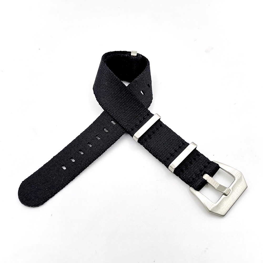 Dây Đeo Nylon 20mm 22mm 007 James Bond Màu Đen