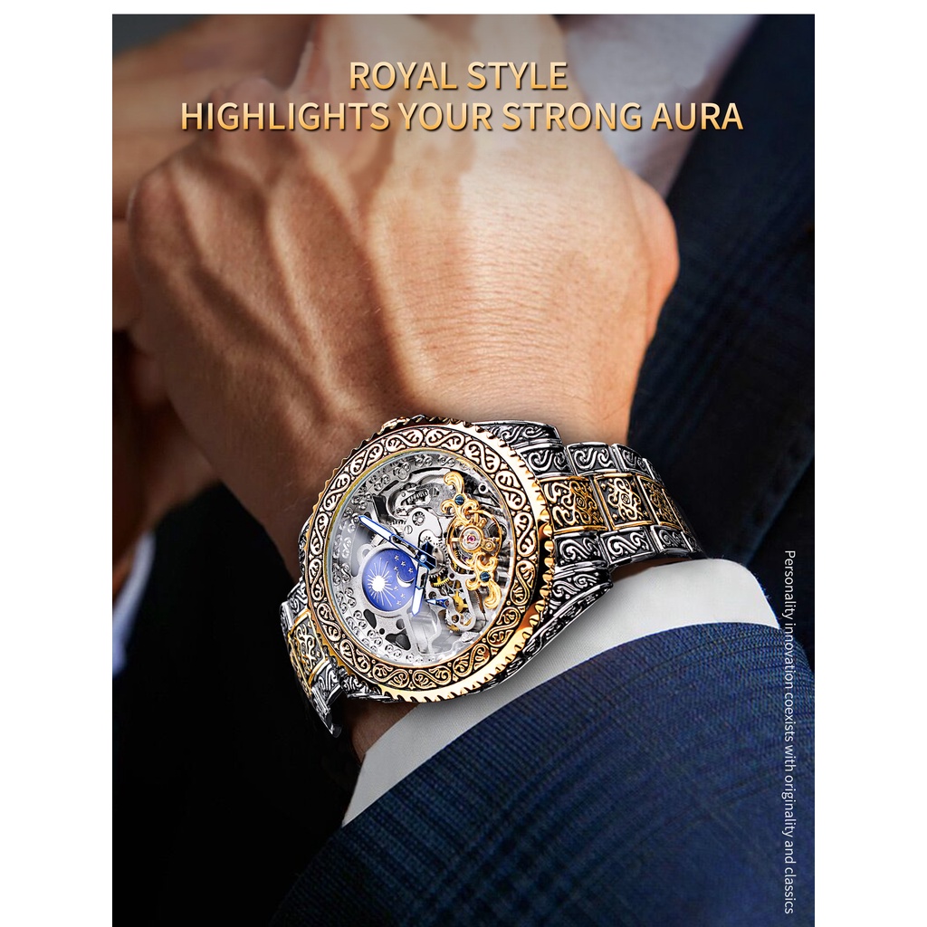 Đồng Hồ Cơ Tự Động Forsining Thời Trang Cho Nam