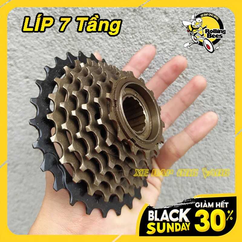 Nhông Líp 7 Tầng xe đạp cuộc, xe đạp địa hình Siêu bền