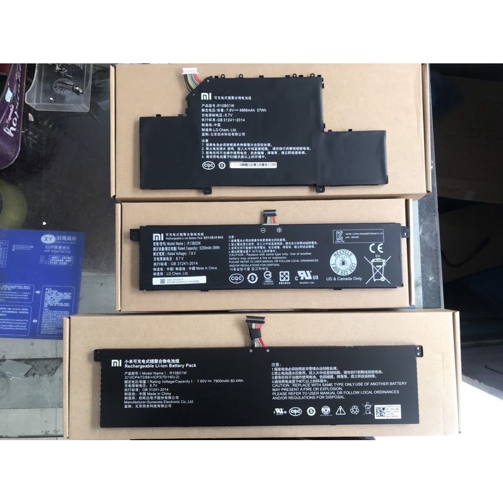 Pin laptop Xiaomi Mi Air 12.5 Mi Air 13.3 R130 Mi Pro i5 15.6 R10B01W R13B02W R15B01W Battery