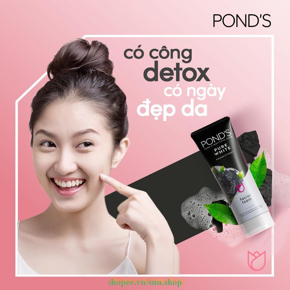 Sữa Rửa Mặt 100G Ponds Với Ba Phân Loại Cho Từng Nhóm Da, suu.shop Cam Kết 100% Chính Hãng.