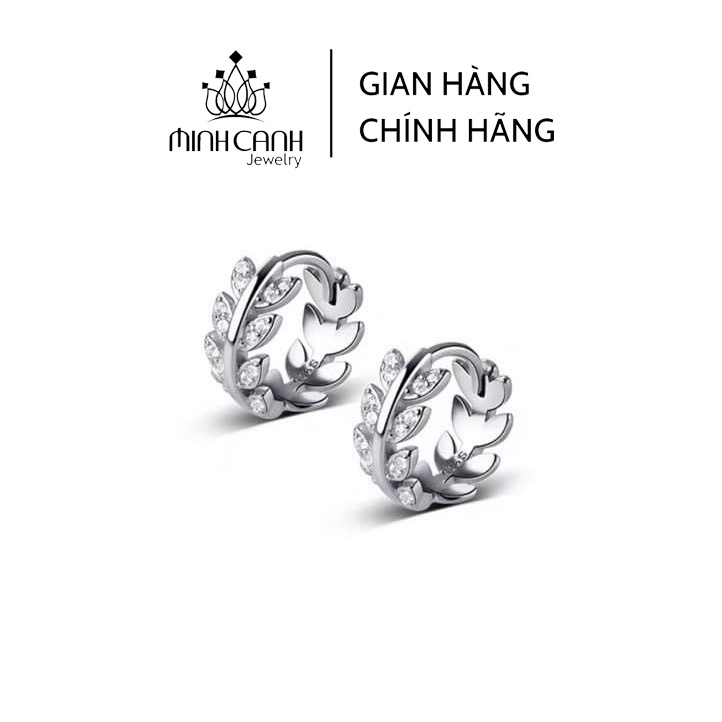 Bông Tai Bạc Cuộn Lá - Minh Canh Jewelry