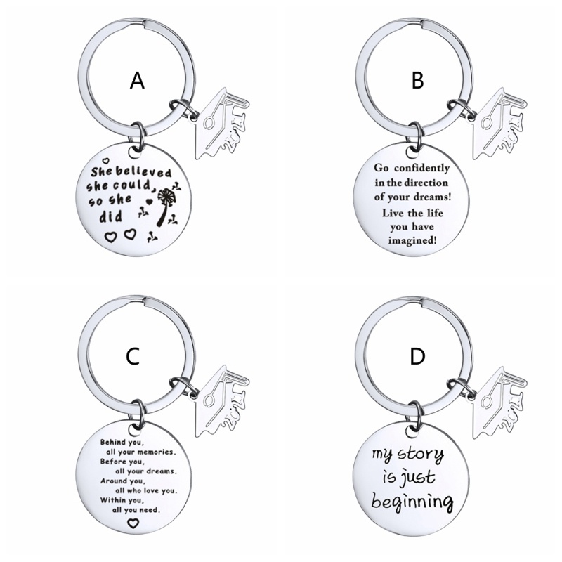 Mojito Móc Khóa Bằng Thép Không Gỉ Quà Tặng Tốt Nghiệp Cho Học Sinh Nữ