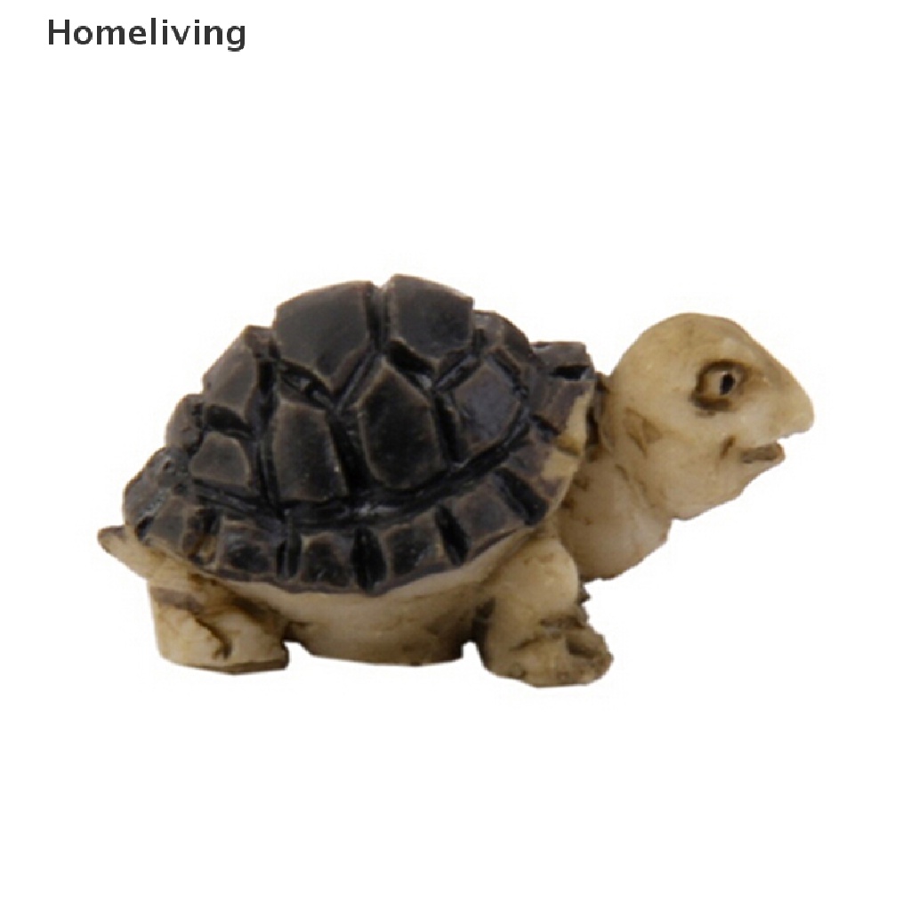 Set 2 Tượng Rùa Mini Trang Trí Sân Vườn