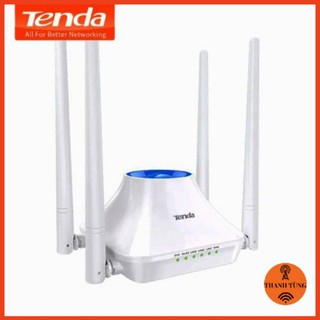 Bộ phát wifi Tenda F6 tốc độ 300Mbps, kèm củ nguồn. Kích sóng wifi. Ngôn ngữ tiếng Anh
