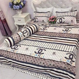 Bộ chăn ra 5 món cao cấp chanel