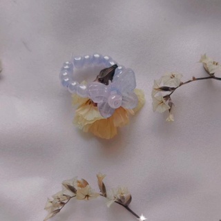 Nhẫn hạt cườm pastel bling bling /Twinkle beaded ring
