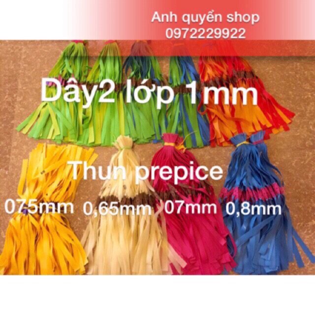 Thun thun dẹt, dây thun l, thun giá rẻ thun pricise 1mm chính hãng bao bền bao chất lượng giá rẻ nhất vn