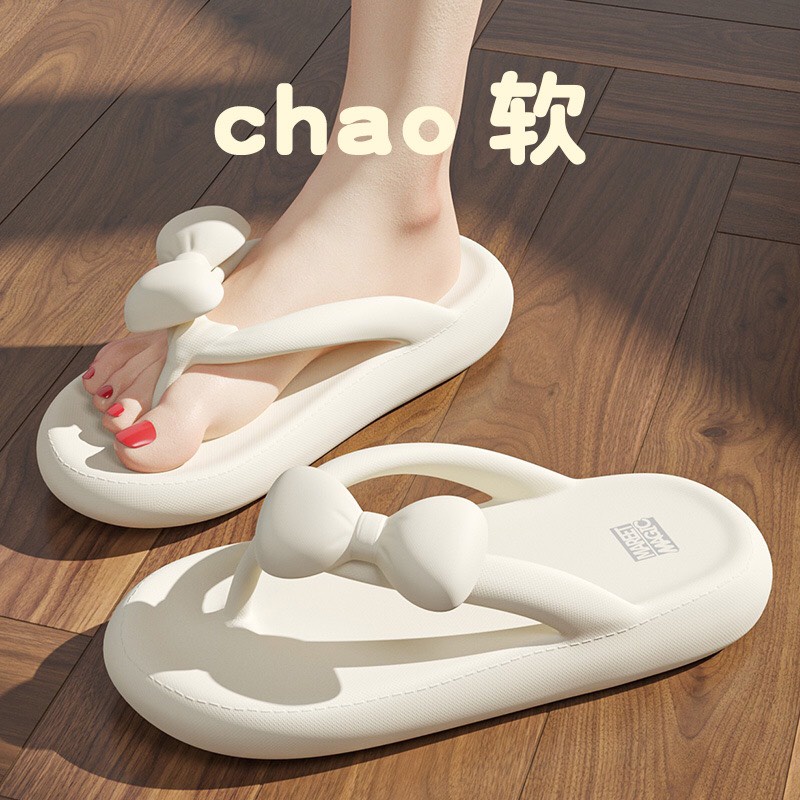 Dép tông điểm Nơ hàng EVA siêu nhẹ chống trơn cực tốt