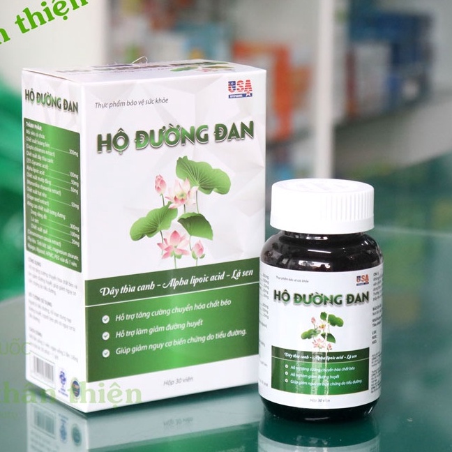Hộ Đường Đan – Hỗ trợ tăng cường chuyển hóa chất béo, làm giảm đường huyết (hộp 30 viên)