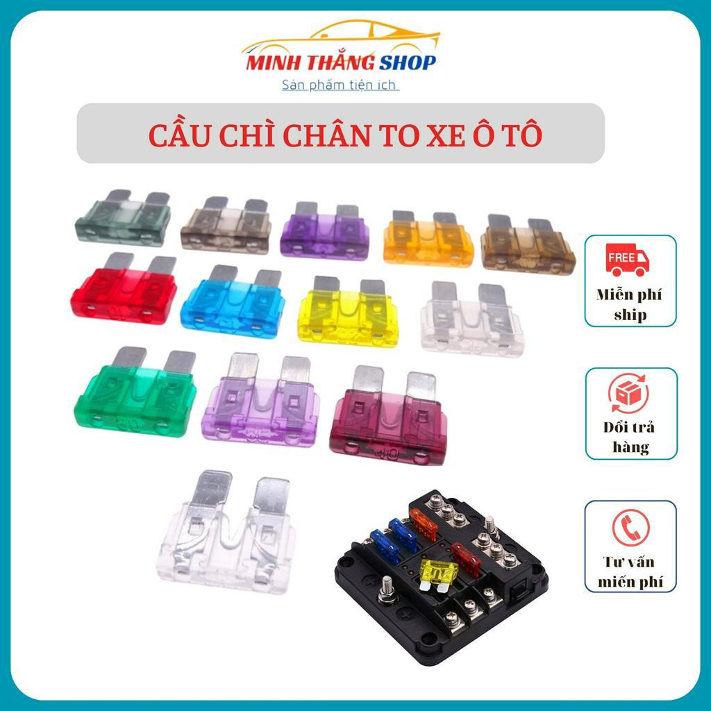 1 Cái cầu chì chân to xe ô tô con, ô tô tải