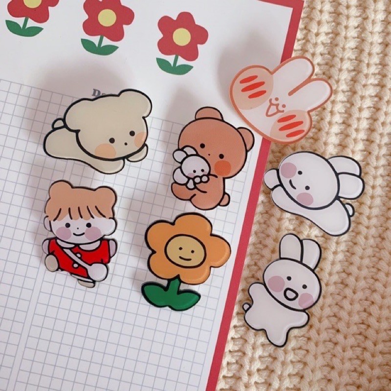 [CÓ MÀNG BẢO VỆ]-STICK CÀI ÁO,TÚI TOTE,BALO HOẠT HÌNH CUTE