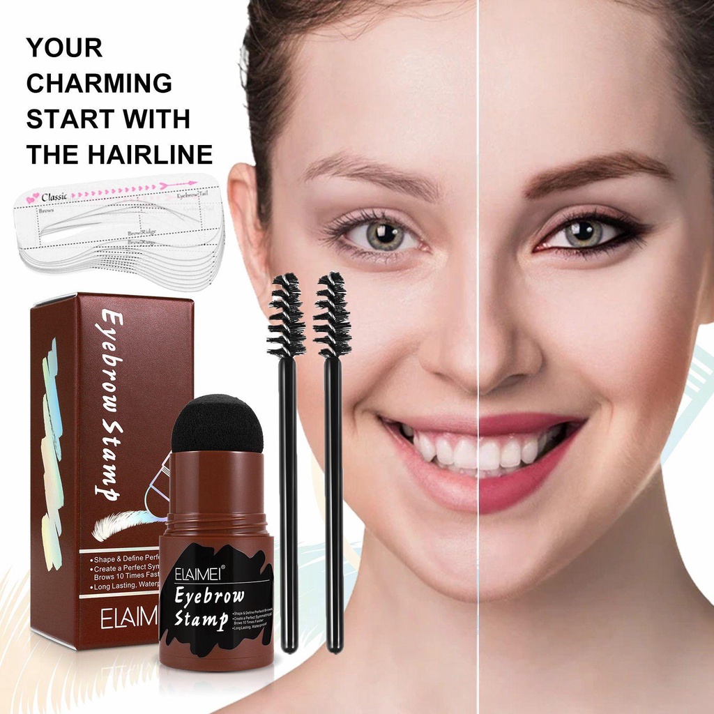 Bút Kẻ Lông Mày Tạo Khối Tự Nhiên Có 10 Kiểu Có Thể Tái Sử Dụng OKDEALS