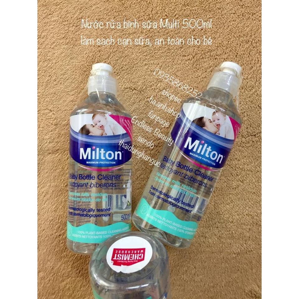 NƯỚC RỬA BÌNH MILTON 500ML