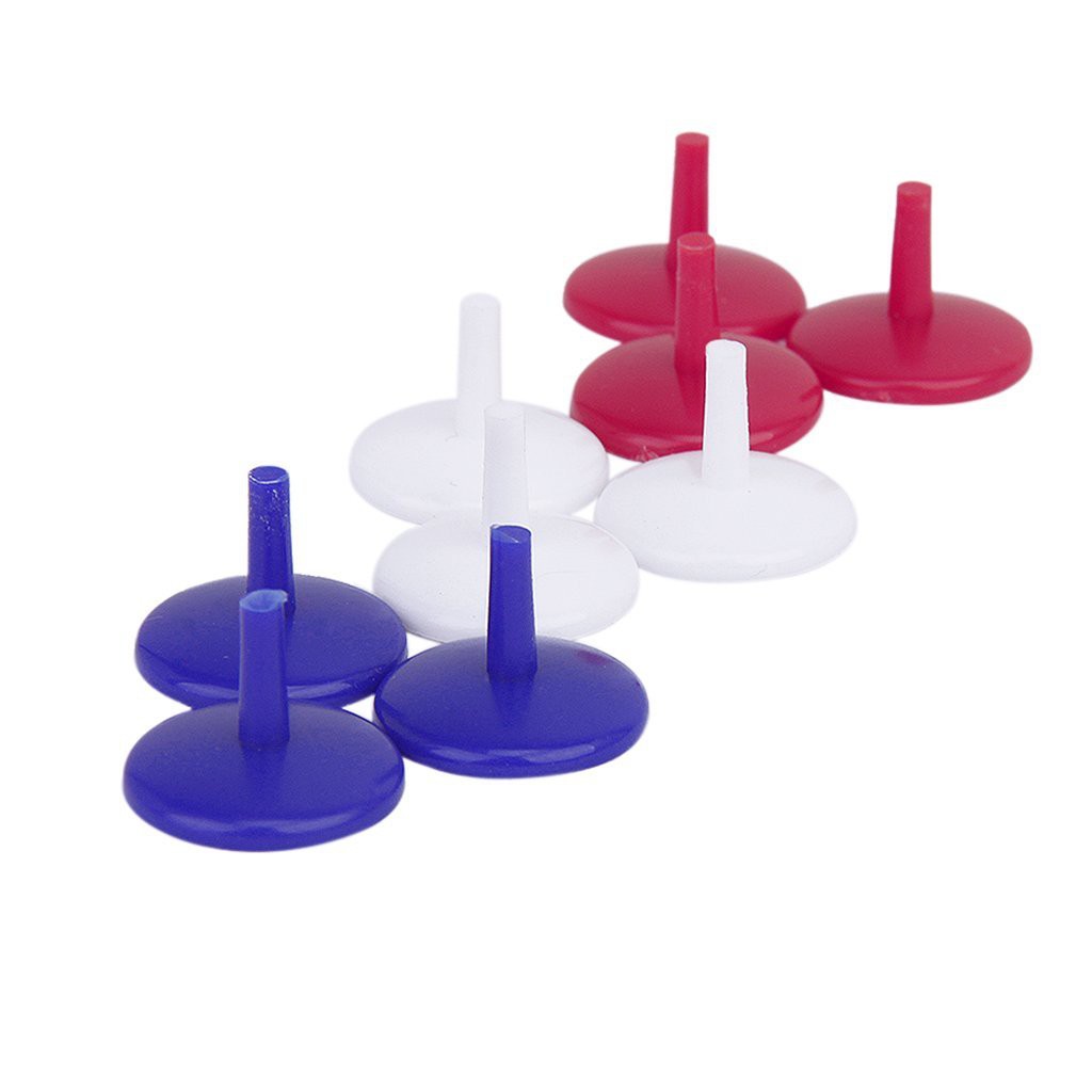 Bộ 50 cây đánh dấu bóng golf màu sắc ngẫu nhiên 18mm