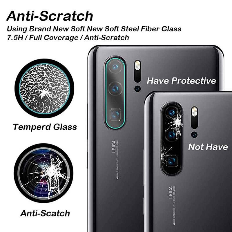 Bảo Vệ Kính Cường Lực Bảo Vệ Camera Cho Huawei Mate 20 30 40 Pro P20 P30 P40 Pro Thông Minh