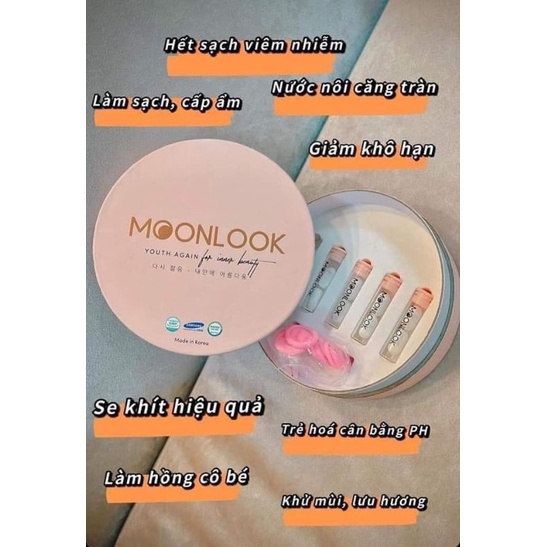 [Tặng quà như hình] Viên rửa vệ sinh phụ nữ Moon Look