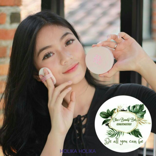 Phấn nước che phủ siêu mịn Holika Holika Holipop Blur Lasting Cushion SPF50+/PA++++ 13g Nhập khẩu chính ngạch Hàn Quốc