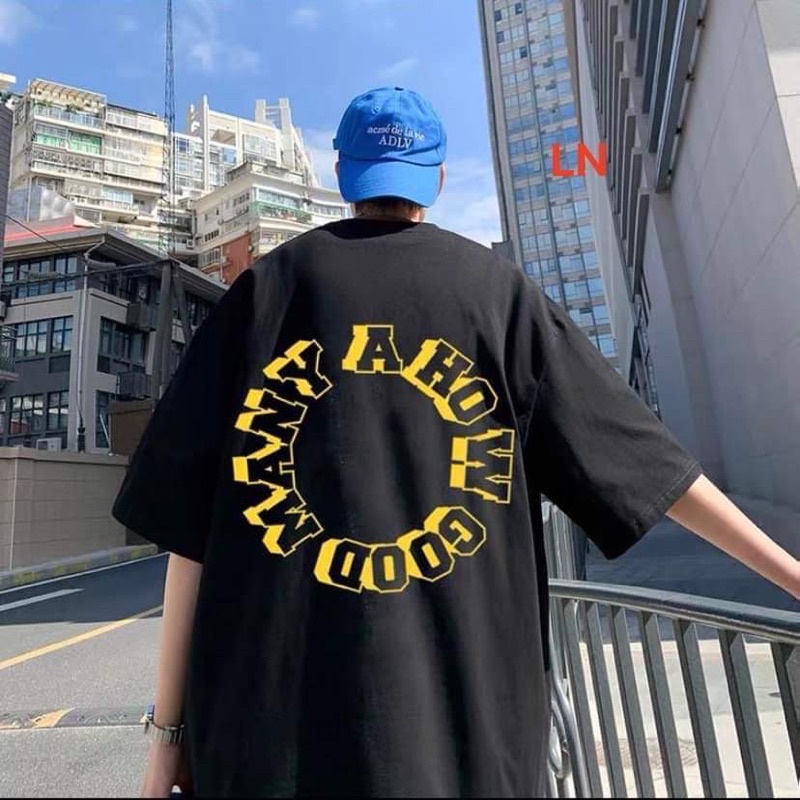 Áo phông chữ vòng tròn TH6