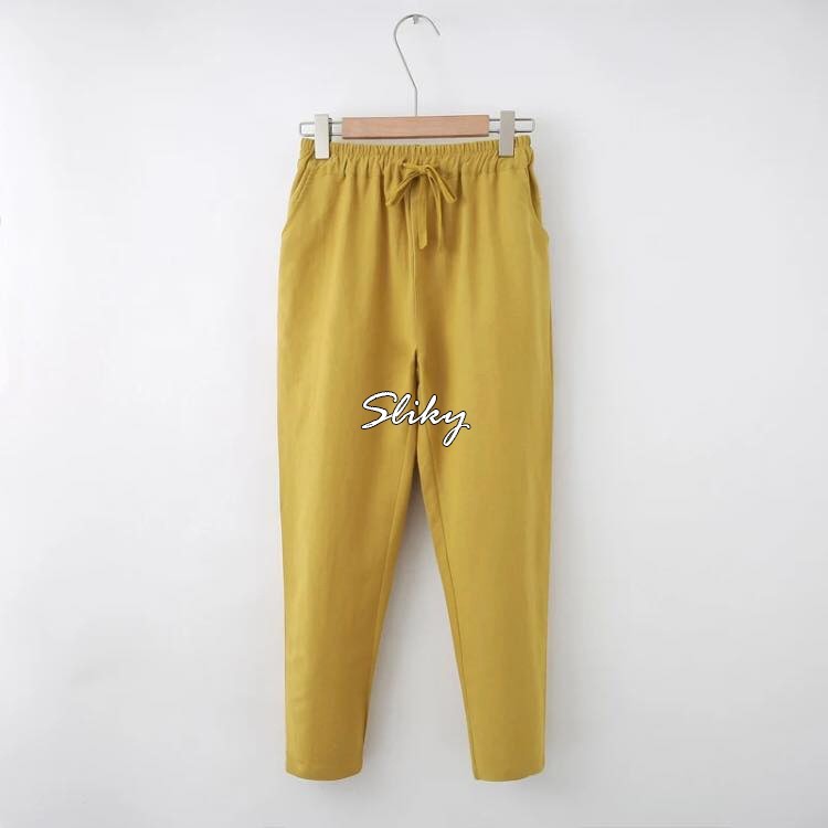 [Mã FAMAYWA giảm 10K đơn 50K] Quần đũi nữ baggy công, đũi hàn siêu mát - OTUTA | BigBuy360 - bigbuy360.vn