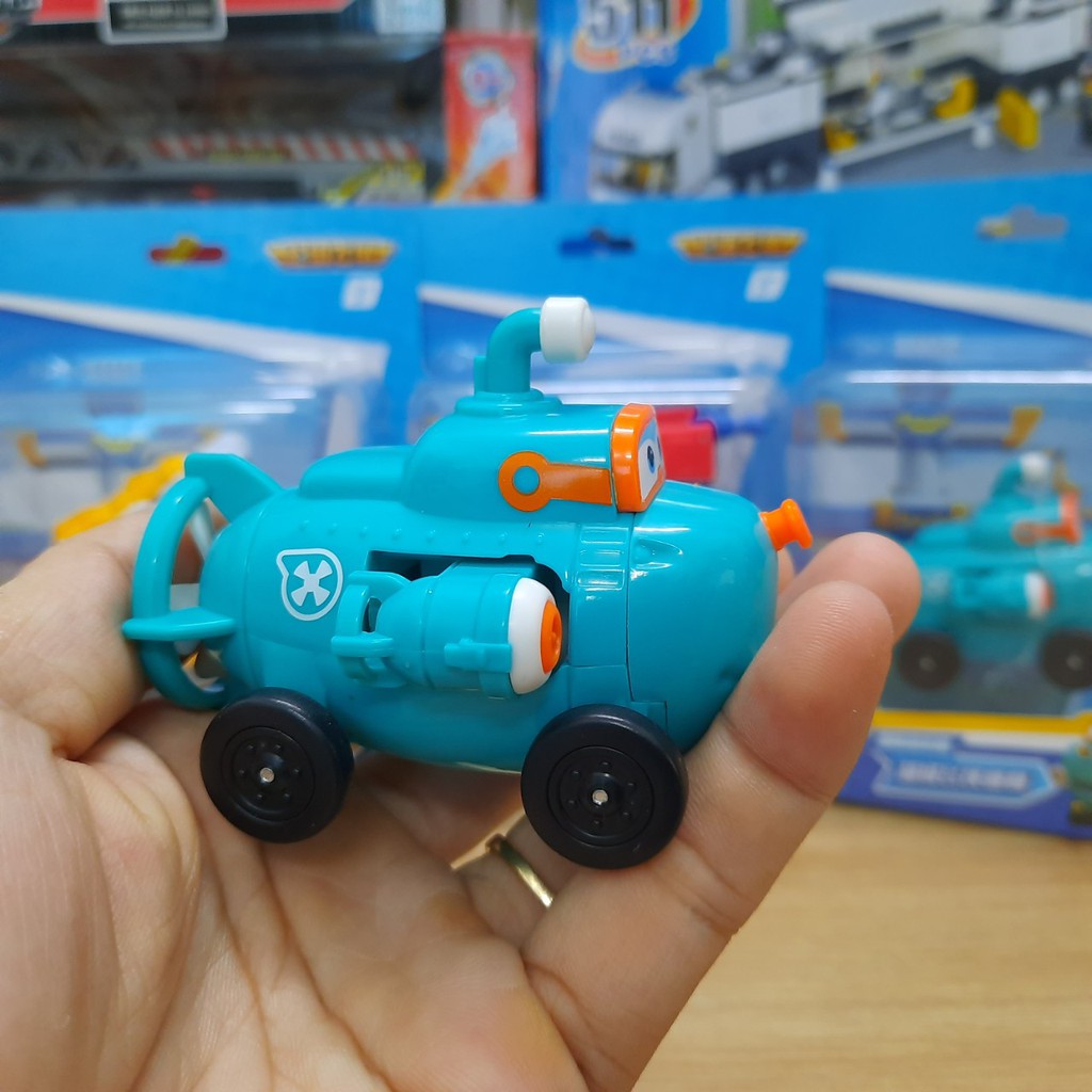 Super wings đồ chơi trẻ em mô hình tàu ngầm Willy mini mô hình nhân vật đôi bay siêu đẳng