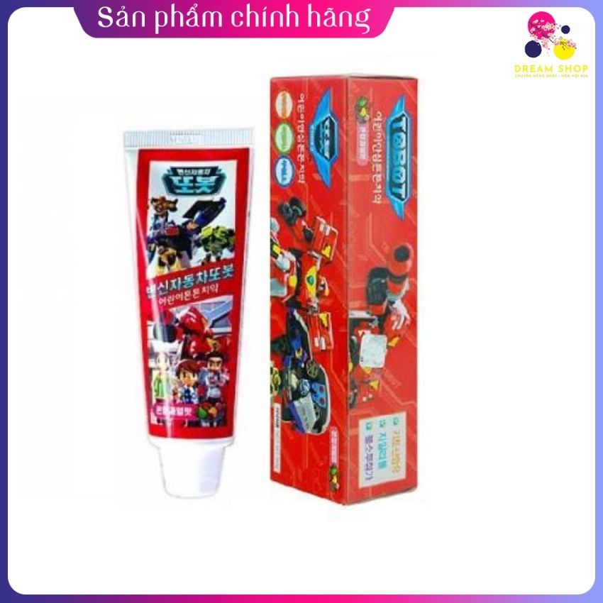 Kem đánh răng trẻ em Hàn Quốc Tobot hương hoa quả tổng hợp -Dreamshop.vn