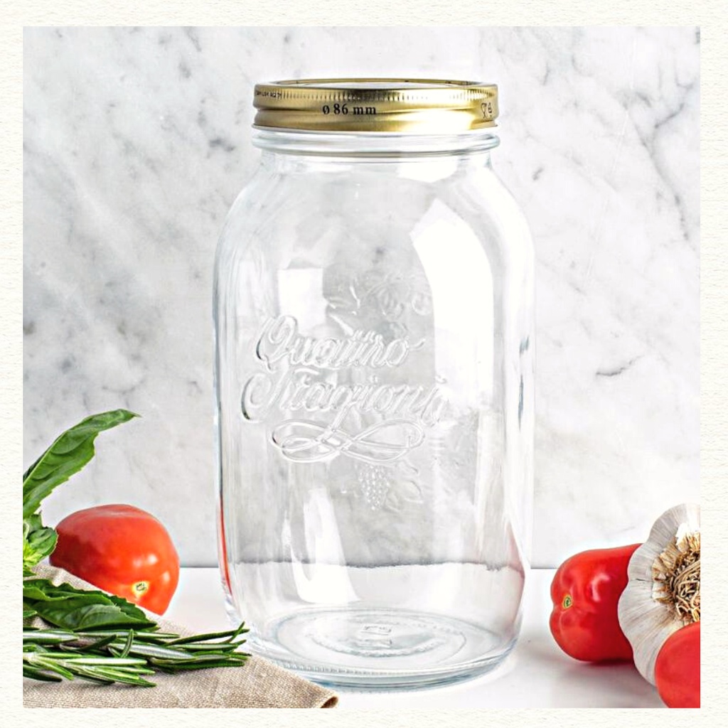 Hũ Thủy Tinh Không Chì Nhập Khẩu Italia 150ml - 1500ml | Masha Garden