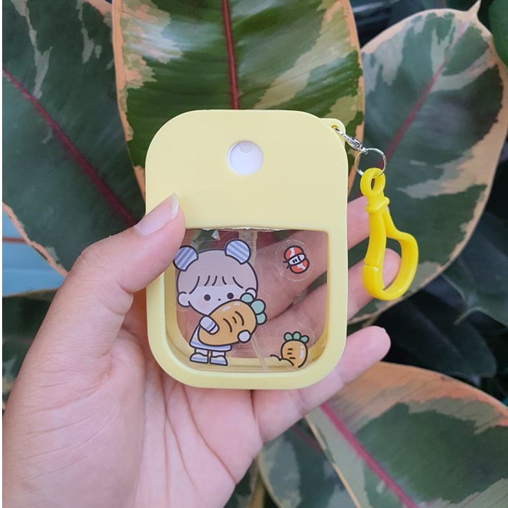 Nhựa đựng bình xịt mỹ phẩm đựng nước hoa phun sương Bình Xịt Nước Rửa Tay mini 38ml Hình Thẻ Tiện Dụng