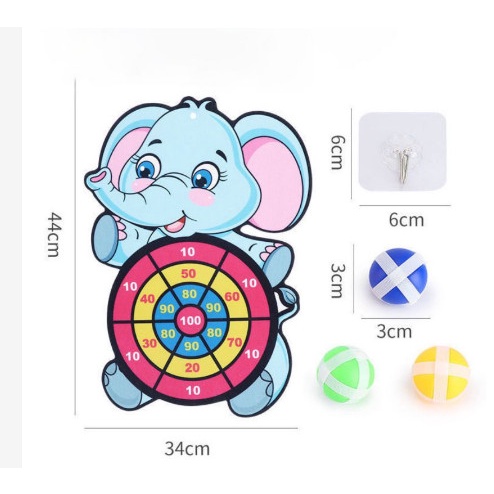 Ném Bóng Dính, Bảng Phi Tiêu Bóng Ném Dính Rèn Luyện Tính Tập Trung Cho Bé Kèm 3 Bóng