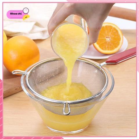 Ray Vợt tai thỏ dùng để vắt nước cam, cốt dừa, lọc cháo cán đỏ có móc treo PGL KC