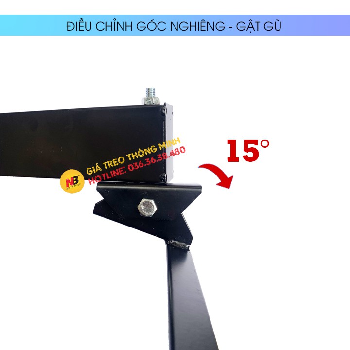 Giá Treo Tivi Góc Tường KP32 26 - 32 - 43 Inch - Khung Treo Tivi Xoay 180 Độ 2 Cánh Tay Linh Hoạt - [ Rẻ Hơn NB P4 ]
