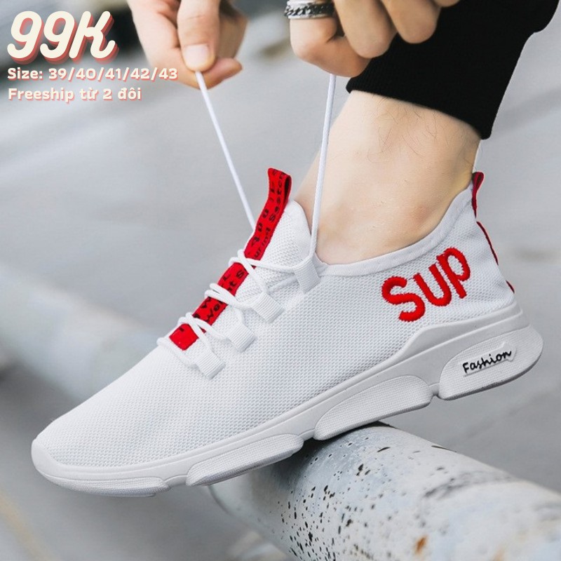 [XẢ HÀNG] Giày thể thao nam màu trắng Hot | BigBuy360 - bigbuy360.vn