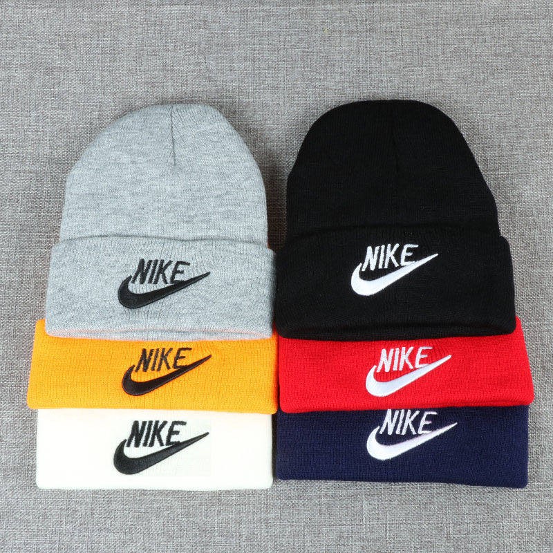 Nón len trùm đầu giữ ấm hoạ tiết thêu nổi logo Nike/Adidas thời trang Hip Hop