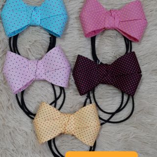 Cột tóc nơ vải 2 lớp