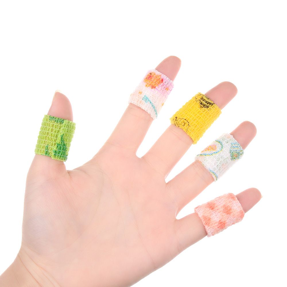 Băng dán thể thao co giãn in họa tiết hoạt hình nhiều màu sắc