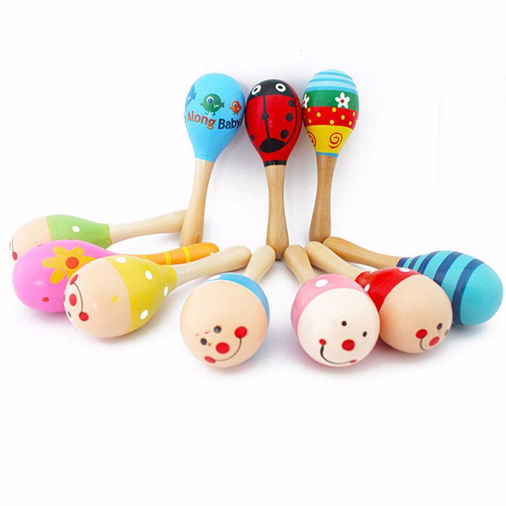 NICKOLAS Đồ Chơi Búa Đập Cát Bằng Gỗ Kiểu Dáng Hoạt Hình Cho Bé