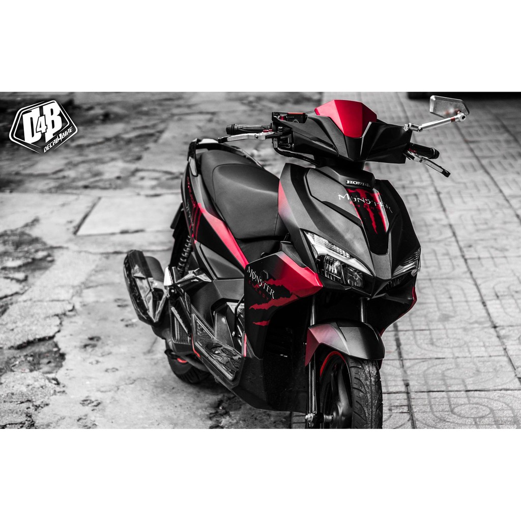 Tem trùm Air Blade 2016 Red Monster