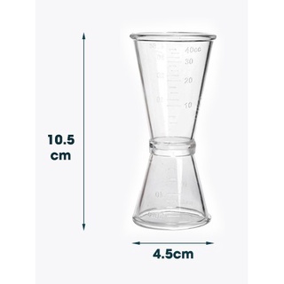 Ly nhựa 2 đầu 20-40cc