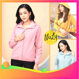 Áo khoác Gió UNI 2 Lớp Kèm TÚI ĐỰNG Chống Nước, Túi Ngoài Khóa Kéo - KGG