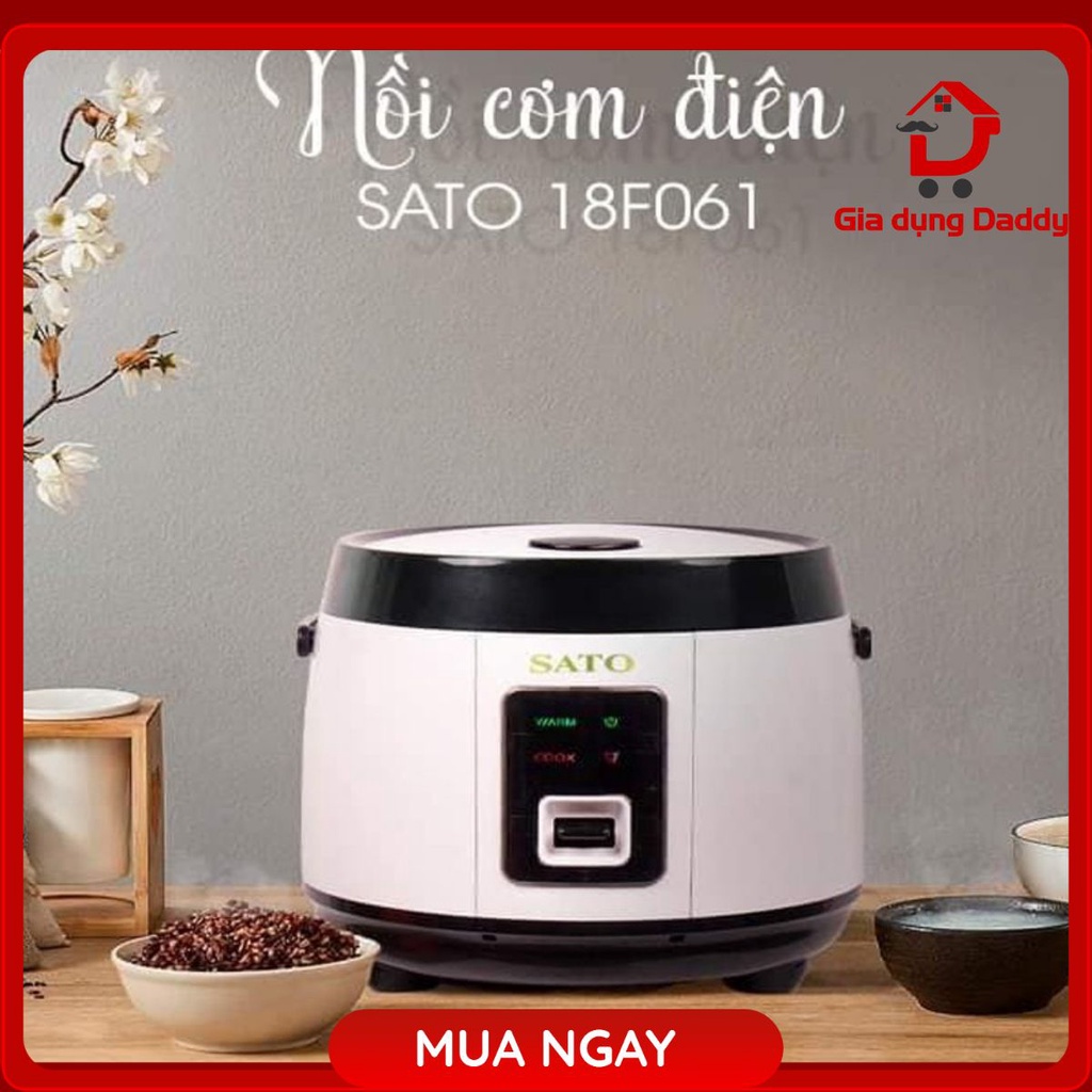 Nồi Cơm Điện SATO 1.8L, BẢO HÀNH 12 THÁNG, Nhật Bản